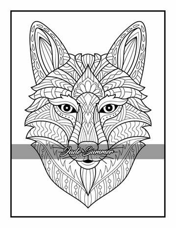 Kleurboek 100 Animals - Jade Summer - Kleurboek Dieren Mandala's - Dieren Mandala Kleurboek