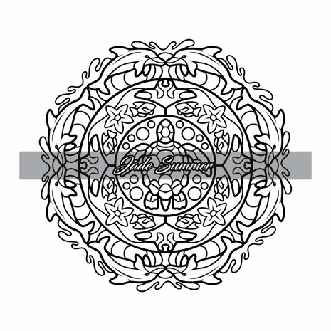 Kleurboek 100 Minis- Kleurboek Mandala's - Jade Summer - Mandala Kleurboek