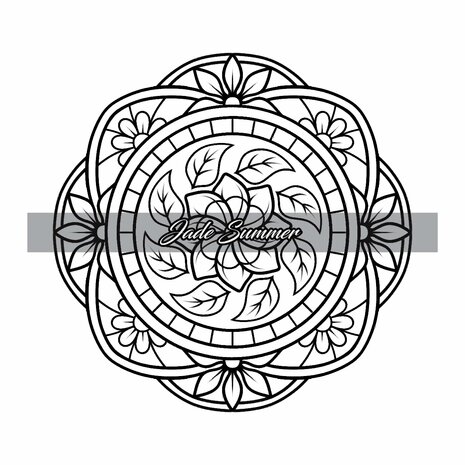 Kleurboek 100 Minis- Kleurboek Mandala's - Jade Summer - Mandala Kleurboek