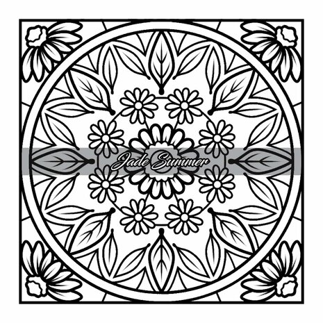 Kleurboek 100 Minis- Kleurboek Mandala's - Jade Summer - Mandala Kleurboek