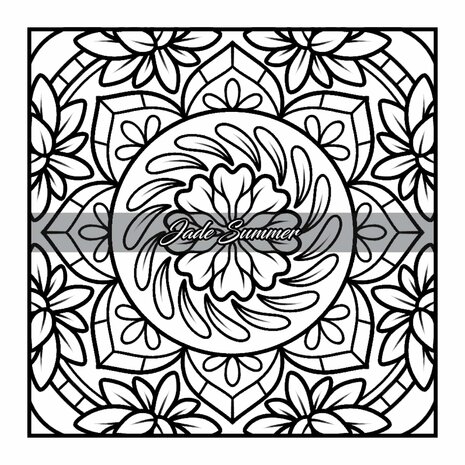 Kleurboek 100 Minis- Kleurboek Mandala's - Jade Summer - Mandala Kleurboek