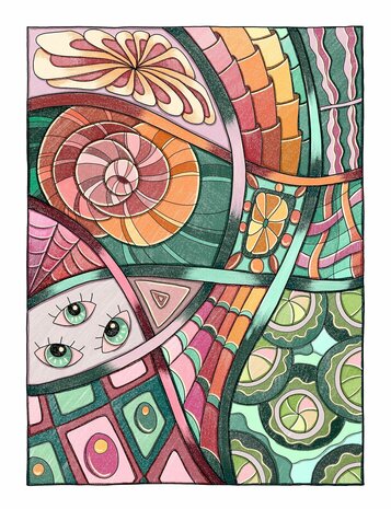 Mindfulness Patterns Kleurboek - Vivi Tinta - Mindfulness Patronen Kleurboek