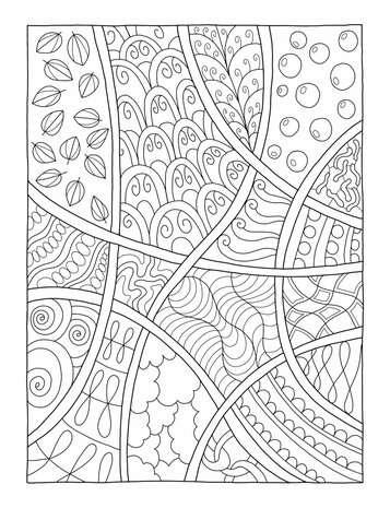 Mindfulness Patterns Kleurboek - Vivi Tinta - Mindfulness Patronen Kleurboek