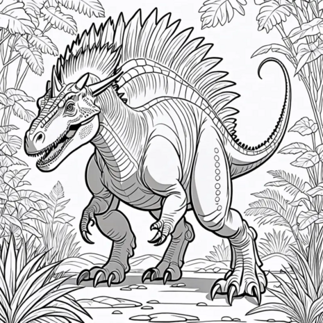 Dino Kleurboek - Kleurboek Kinderen Dinosaurus - Kleurboek Dinosaurus