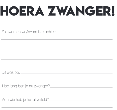 Invulboek Fotoboek Notities Zwangerschap - Botanical - Groen