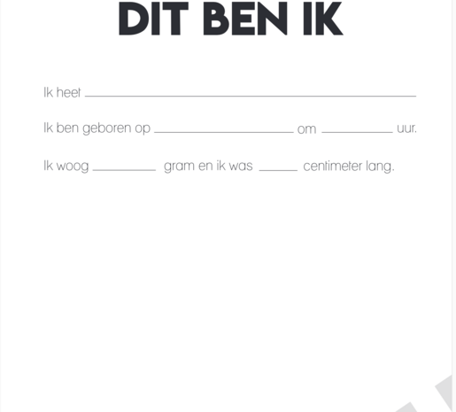 Studio Ins & Outs Invulboek - 1-4 Jaar - Kijk mij Eens! - Groen
