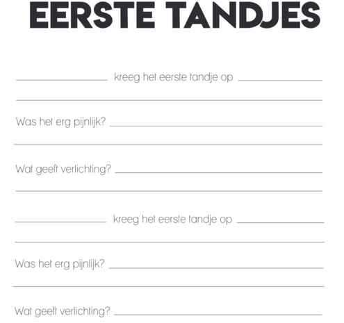 Studio Ins & Outs - Invulboek Tweeling Baby’s Ons Eerste Jaar - Baby Tweeling Dagboek - Herinneringen Boek