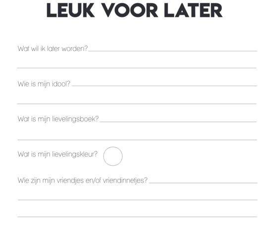Studio Ins & Outs - Invulboek 4-12 jaar - Ik word groter - Sand - Herinneringsboek Invulboek Kind - Kinder dagboek