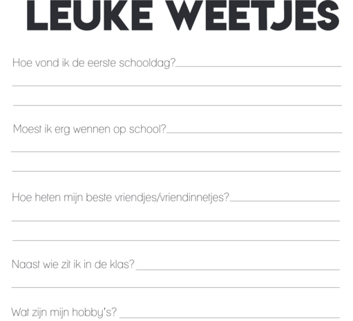 Studio Ins & Outs - Schoolfotoboek - Mijn schoolfoto's - Invulboek voor Basisschool - Herinneringsboek Kind - Schoolfo