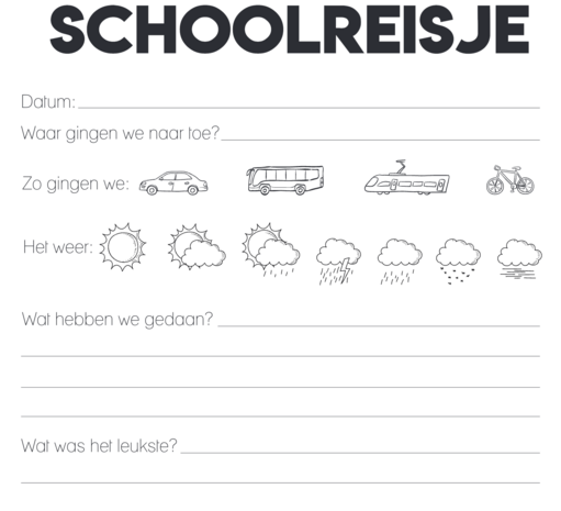 Studio Ins & Outs - Schoolfotoboek - Mijn schoolfoto's - Invulboek voor Basisschool - Herinneringsboek Kind - Schoolfo
