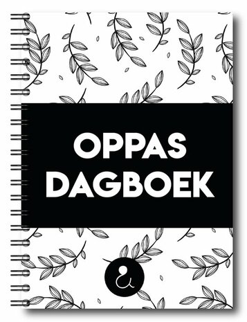 Studio Ins & Outs Oppasdagboek – Invulboek Oppas – A5 Herinneringsboek – 58 Pagina’s – Dagboek Oppas Opa Oma KDV 