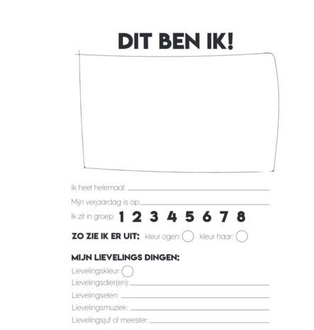 Studio Ins & Outs - Vriendenboekje - Invulboek Vrienden - Vriendenboek Basisschool - Herinneringsboekje