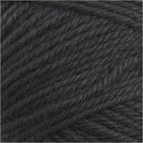 Baby garen donkergrijs &ndash; Babywol &ndash; Merino wol baby &ndash; Baby garen breien &ndash; Baby garen haken &ndash; 172 m &ndash; 50 g