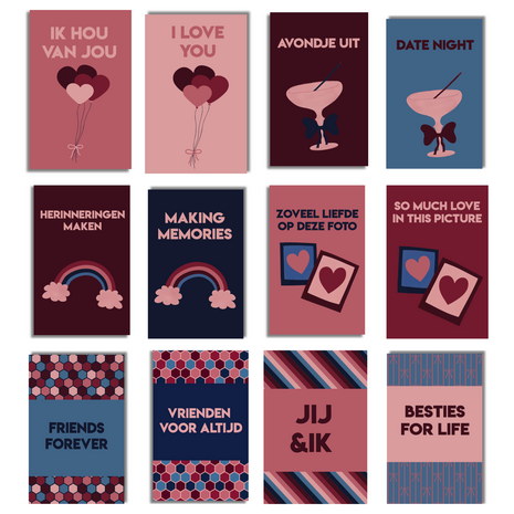 Quotekaartjes| Tekstkaartjes | Friends