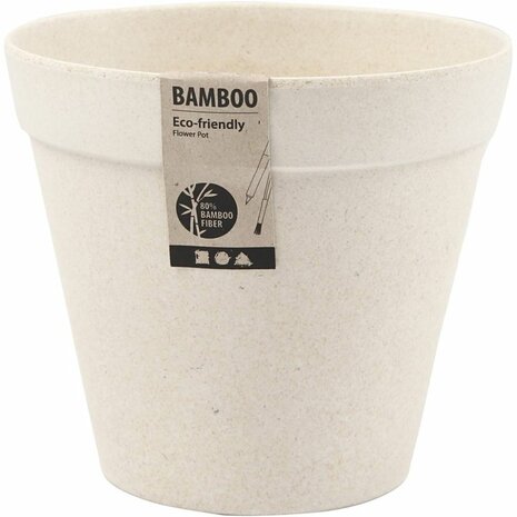 Bloempot, H: 13,5 cm, d 15,2 cm, 1 stuk