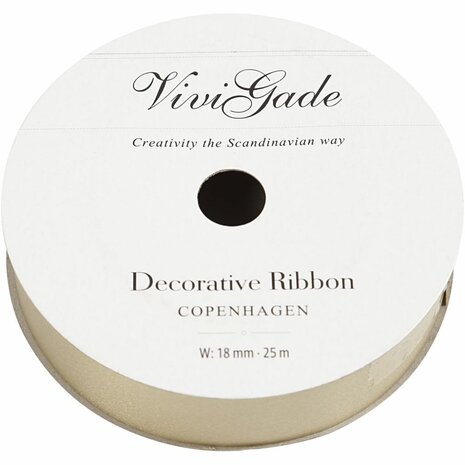 Cadeaulint goud | Geschenklint | Inpaklint | Goud cadeaulint mat | 18 mm | 25 Meter