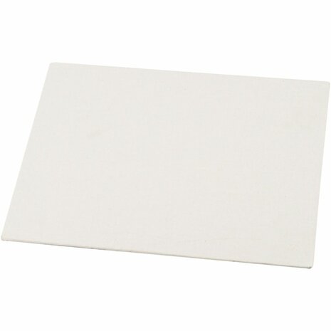 Canvas Paneel, afm 18x24 cm, dikte 3 mm, 280 gr, wit, 1 stuk