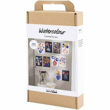Creatieve Box Aquarel, diverse kleuren, 1 doos