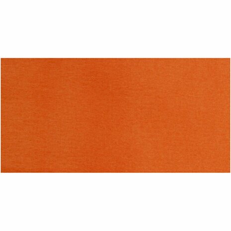 Crepepapier, vel 50x250 cm, oranje, 10 vouw/ 1 doos