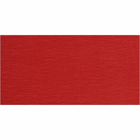 Crepepapier, vel 50x250 cm, rood, 10 vouw/ 1 doos
