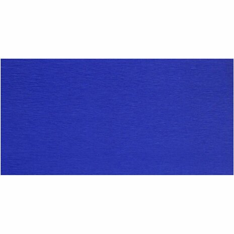 Crepepapier, vel 50x250 cm, blauw, 10 vouw/ 1 doos