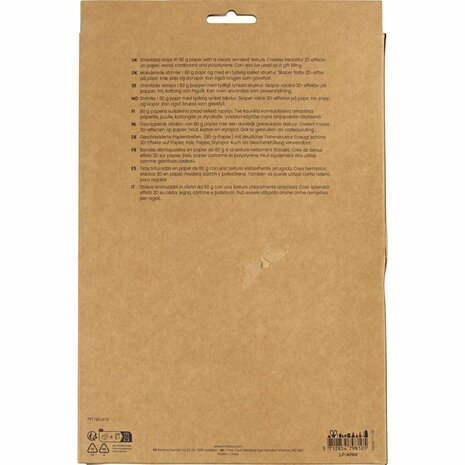 Crinkle papier, L: 25-30 cm, B: 3 mm, donkerblauw, geel, 2x50 gr/ 1 doos