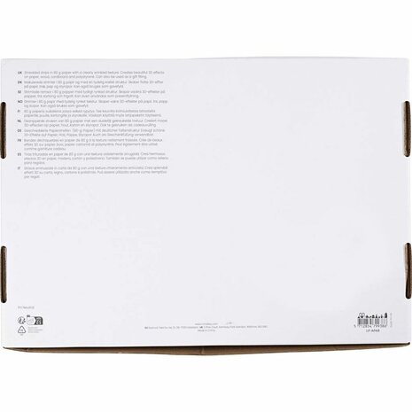 Crinkle papier, L: 25-30 cm, B: 3 mm, blauw, donkergroen, roze, geel, 4x50 gr/ 1 doos