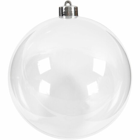 Transparante Plastic Ballen | Vulbare Deco Ballen | Tweedelige Hobbyballen | &Oslash; 13,6 cm | 1 Stuk