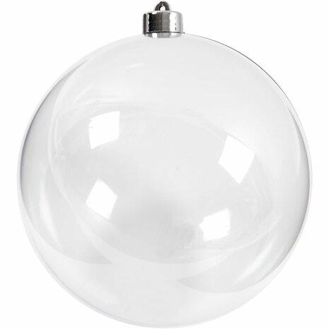 Transparante Plastic Ballen | Vulbare Deco Ballen | Tweedelige Hobbyballen | &Oslash; 15,6 cm | 1 Stuk