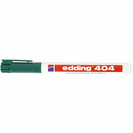 Edding 404 Marker, lijndikte 0,75 mm, groen, 1 stuk