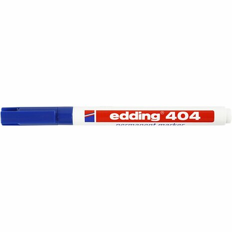 Edding 404 Marker, lijndikte 0,75 mm, blauw, 1 stuk