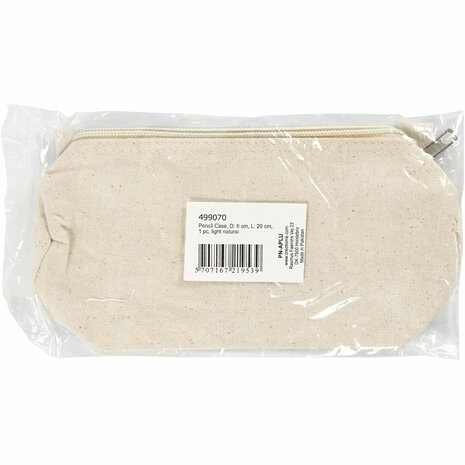 Etui, L: 20 cm, d 6 cm, 300 gr, licht naturel, 1 stuk