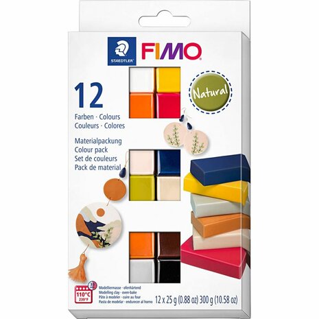 FIMO&not;&AElig; Soft, pastelkleuren, 12x25 gr/ 1 doos