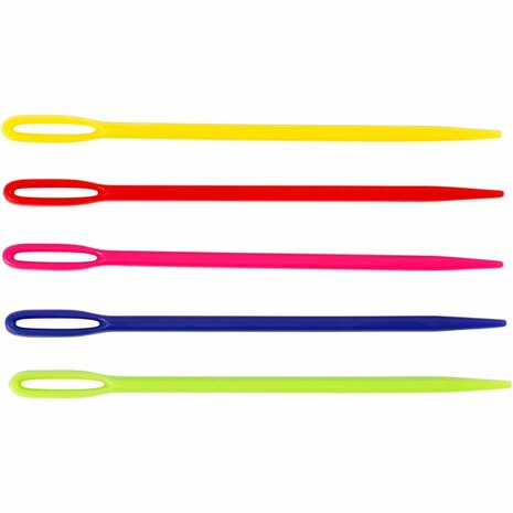 Garennaald, L: 7 cm, diverse kleuren, 50 stuk/ 1 doos