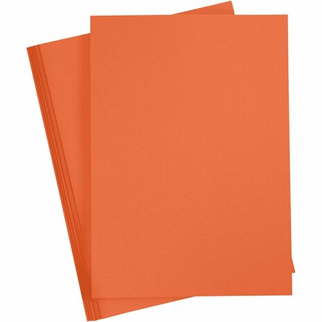 Oranje Karton A3 180 Grams | Hobbykarton | Gekleurd Oranje Knutselkarton | 20 Vellen