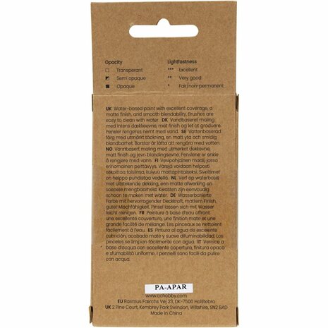 Gouacheverf, wit, 3x20 ml/ 1 doos