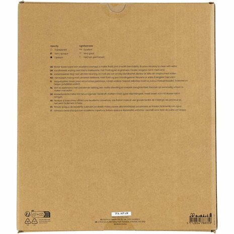 Gouacheverf, diverse kleuren, 24x20 ml/ 1 doos