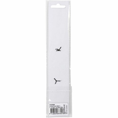 Haaknaalden, afm 4, L: 13,3 cm, afm 4 mm, pastel groen, 1 stuk