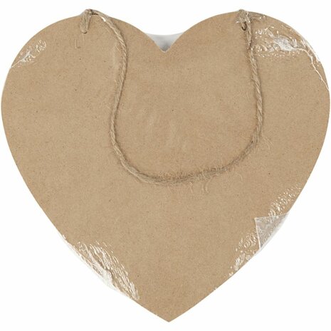 Hart, afm 18,5x19,5 cm, dikte 5 mm, 1 stuk