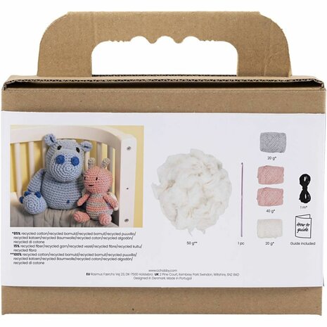 Hobbyset Amigurumi, Honingbij, pastelkleuren, 1 doos