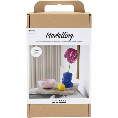 Hobbyset Boetseren, Vaas en schaal, 1 doos