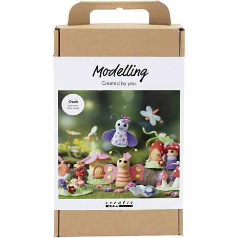 Hobbyset Boetseren, Elfje, pastelkleuren, 1 doos