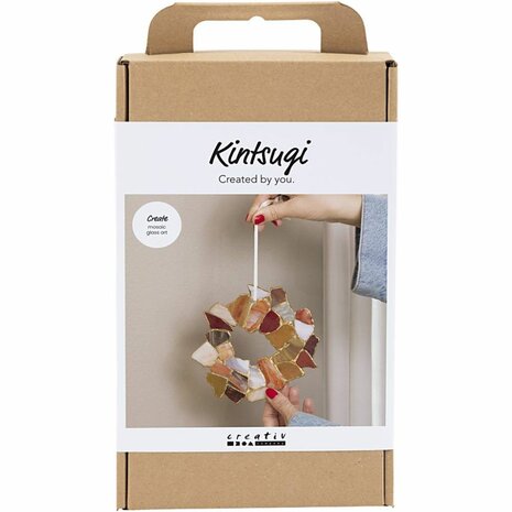 Hobbyset Kintsugi, Hangende decoraties, diverse kleuren, 1 doos