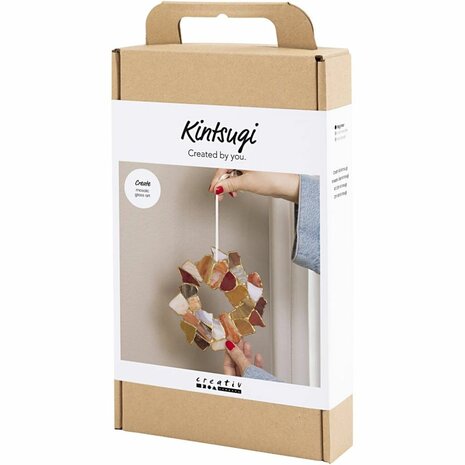 Hobbyset Kintsugi, Hangende decoraties, diverse kleuren, 1 doos