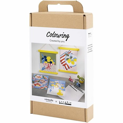 Hobbyset Kleuren, Schilderen volgens cijfers, acrylverf, 1 doos