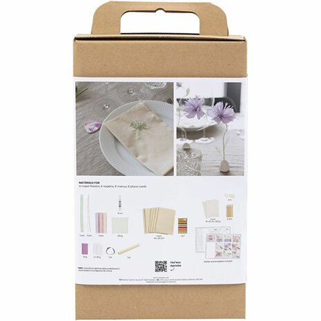 Hobbyset Tafeldecoratie, pastelkleuren, 1 doos
