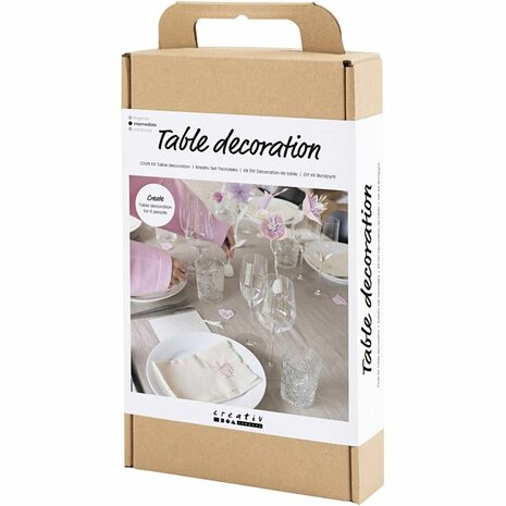 Hobbyset Tafeldecoratie, pastelkleuren, 1 doos