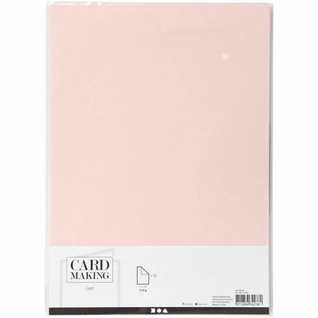 Roze Karton A4 210 Grams | Hobbykarton | Stevig Roze Knutselkarton | 10 Vellen