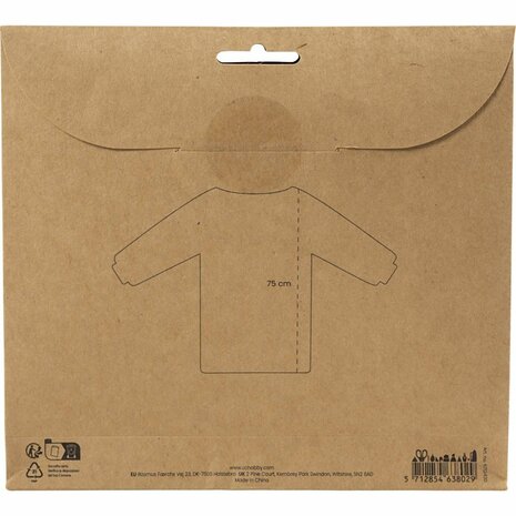 Kunstenaarskiel, L: 75 cm, afm 7-12 jaar, turquoise, 1 stuk