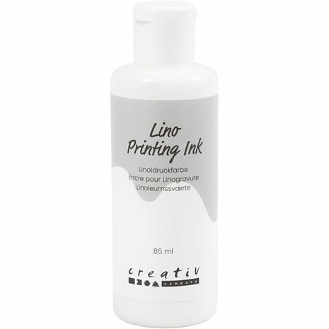 Linoleum Verf, wit, 85 ml/ 1 fles